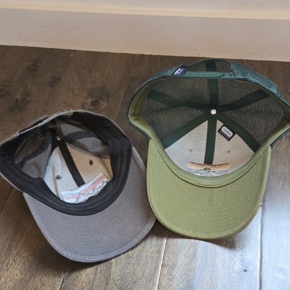 Set of 2 Patagonia Hats, Gray and Olive Trucker Hats, GUC - Picture 2 of 6